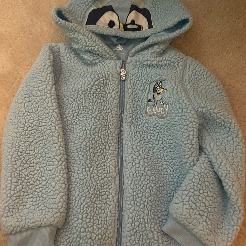 Bluey Fleece Zip-Up Hoodie